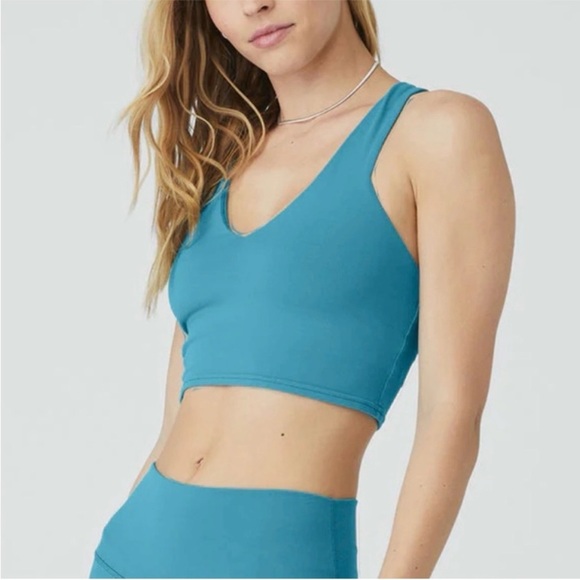 ALO set yoga 7/8 High Waist Airlift Legging Airbrush Real Bra Tank top leggings - Picture 4 of 5